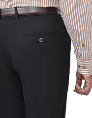 Black Classic Fit Cotton Trouser FTC2565C-34