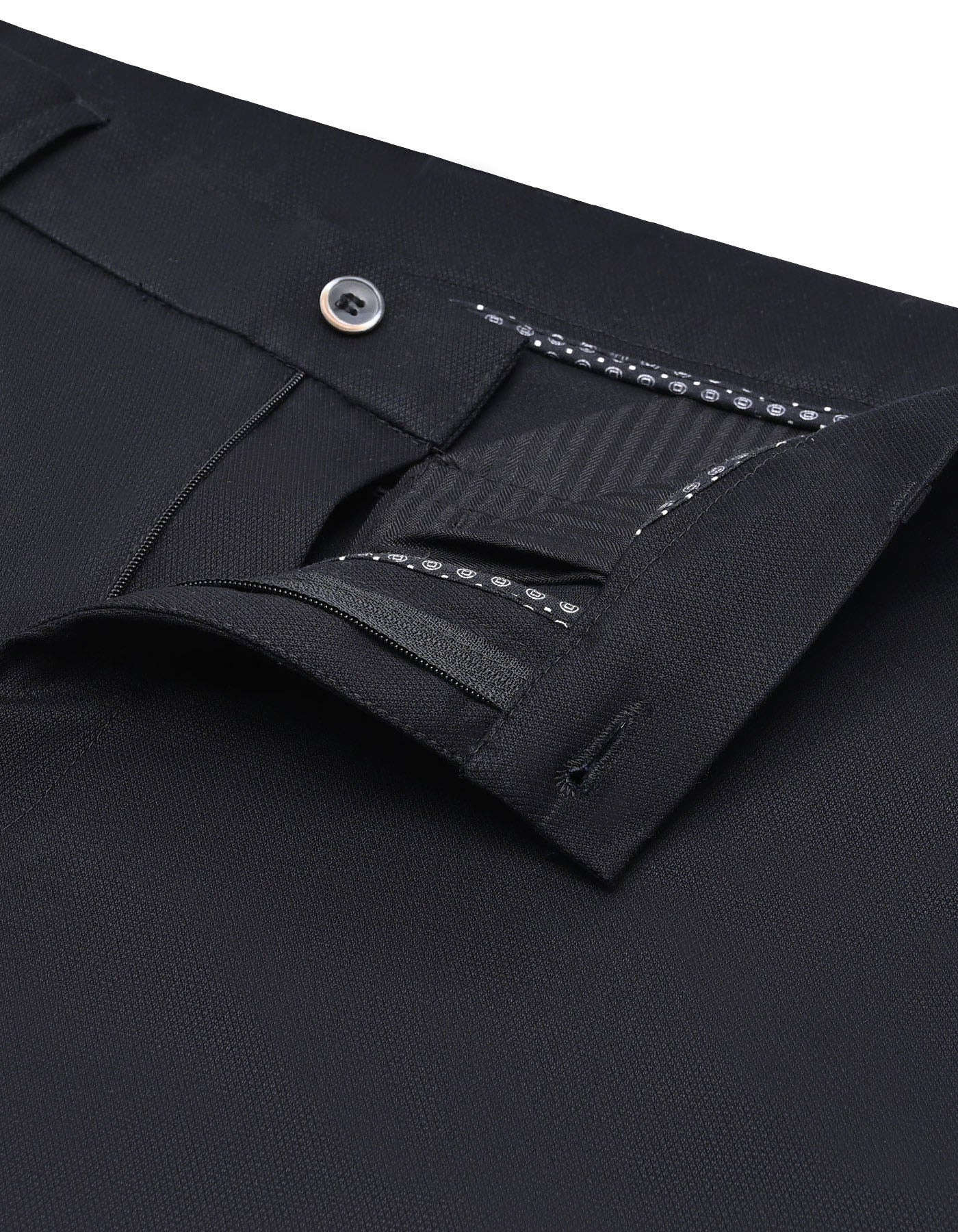 Black Smart Fit Cotton Trouser FTC2565S-30