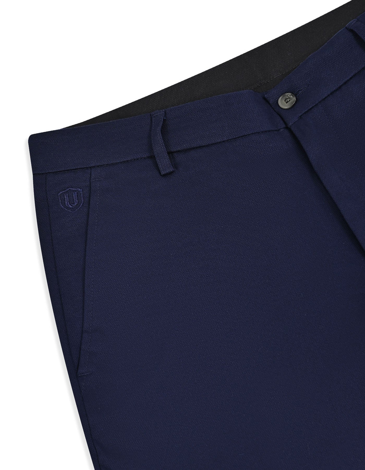 Navy Classic Fit Cotton Trouser FTC2566-1C-32