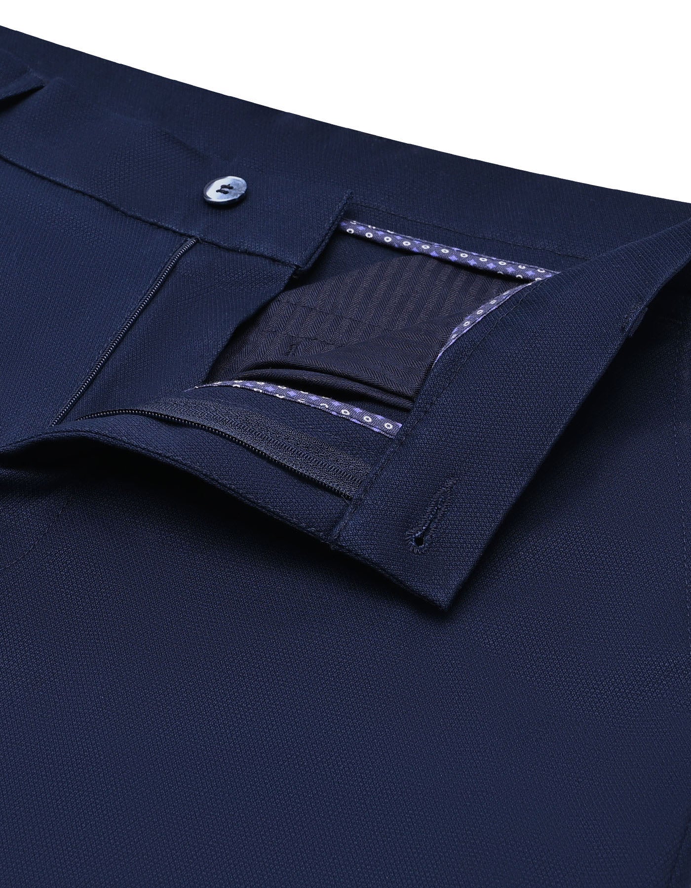 Navy Classic Fit Cotton Trouser FTC2566C-30