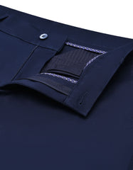 Navy Classic Fit Cotton Trouser FTC2566C-30