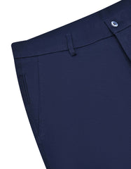 Navy Smart Fit Cotton Trouser FTC2566S-32