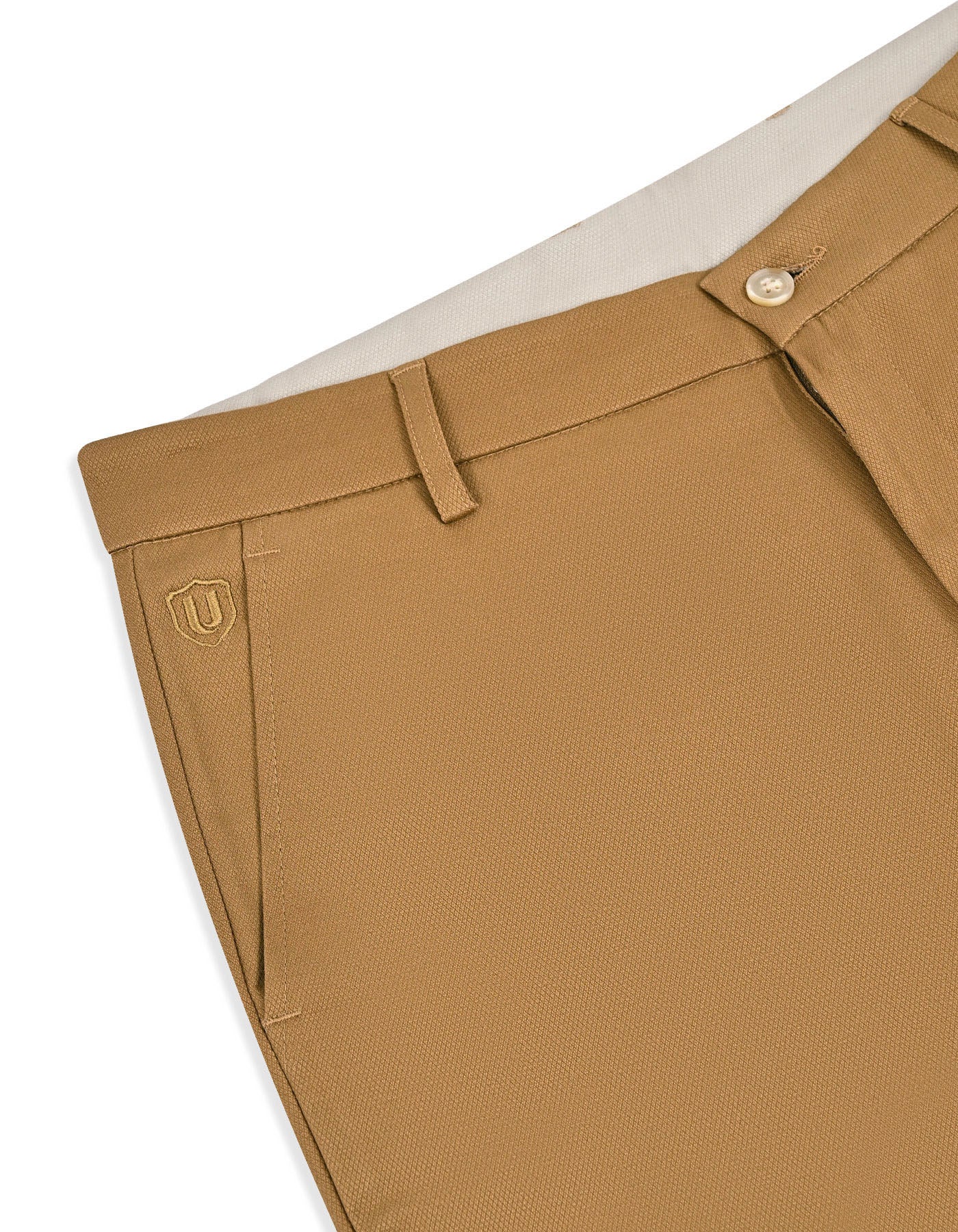 Camel Smart Fit Cotton Trouser FTC2567-1S-32