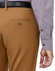 Camel Classic Fit Cotton Trouser FTC2567C-34