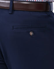 Navy Classic Fit Cotton Trouser FTC2570C-36