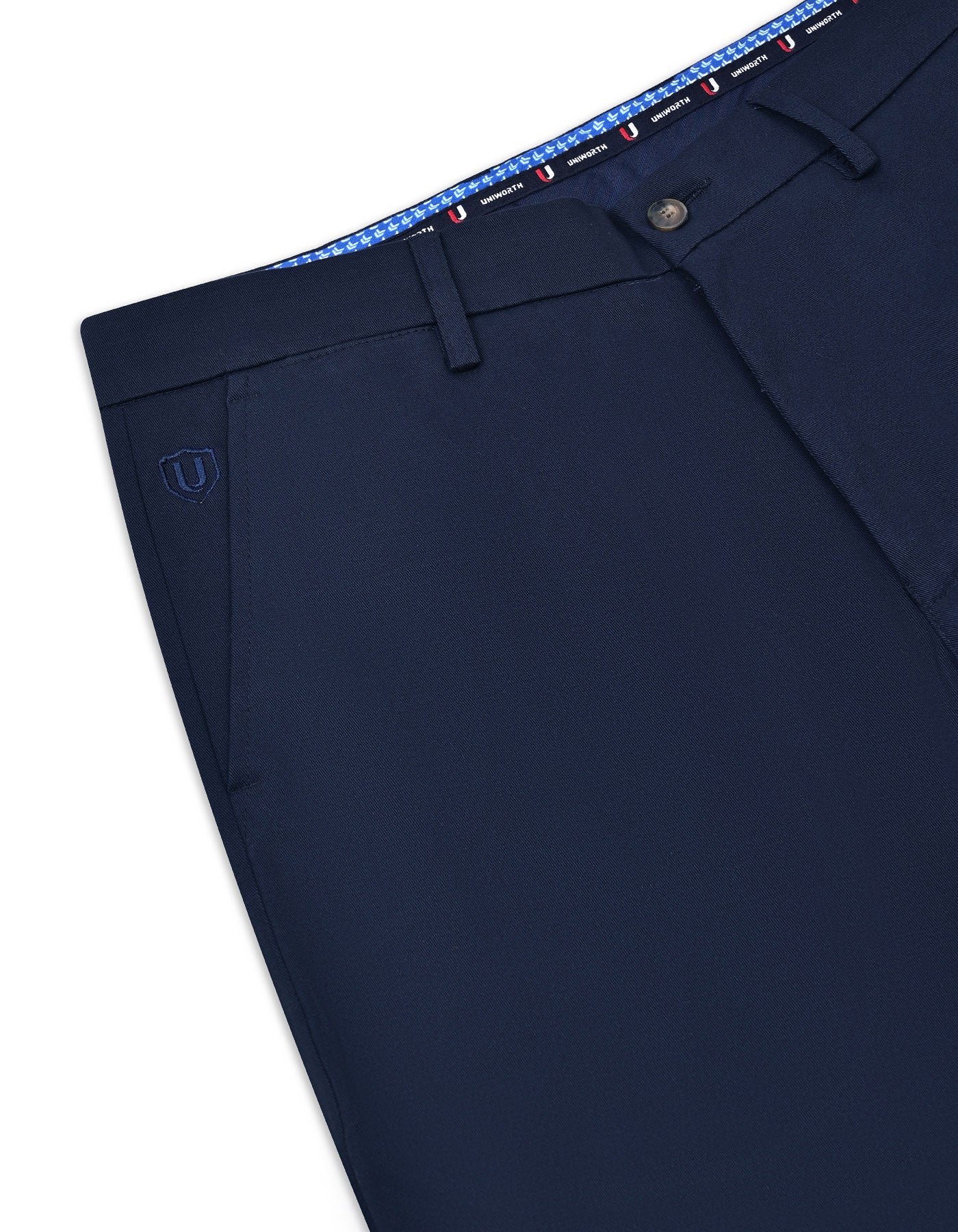 Navy Classic Fit Cotton Trouser FTC2570C-34