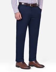 Navy Classic Fit Cotton Trouser FTC2570C-30