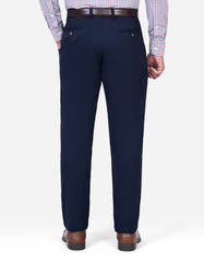 Navy Smart Fit Cotton Trouser FTC2570S-38