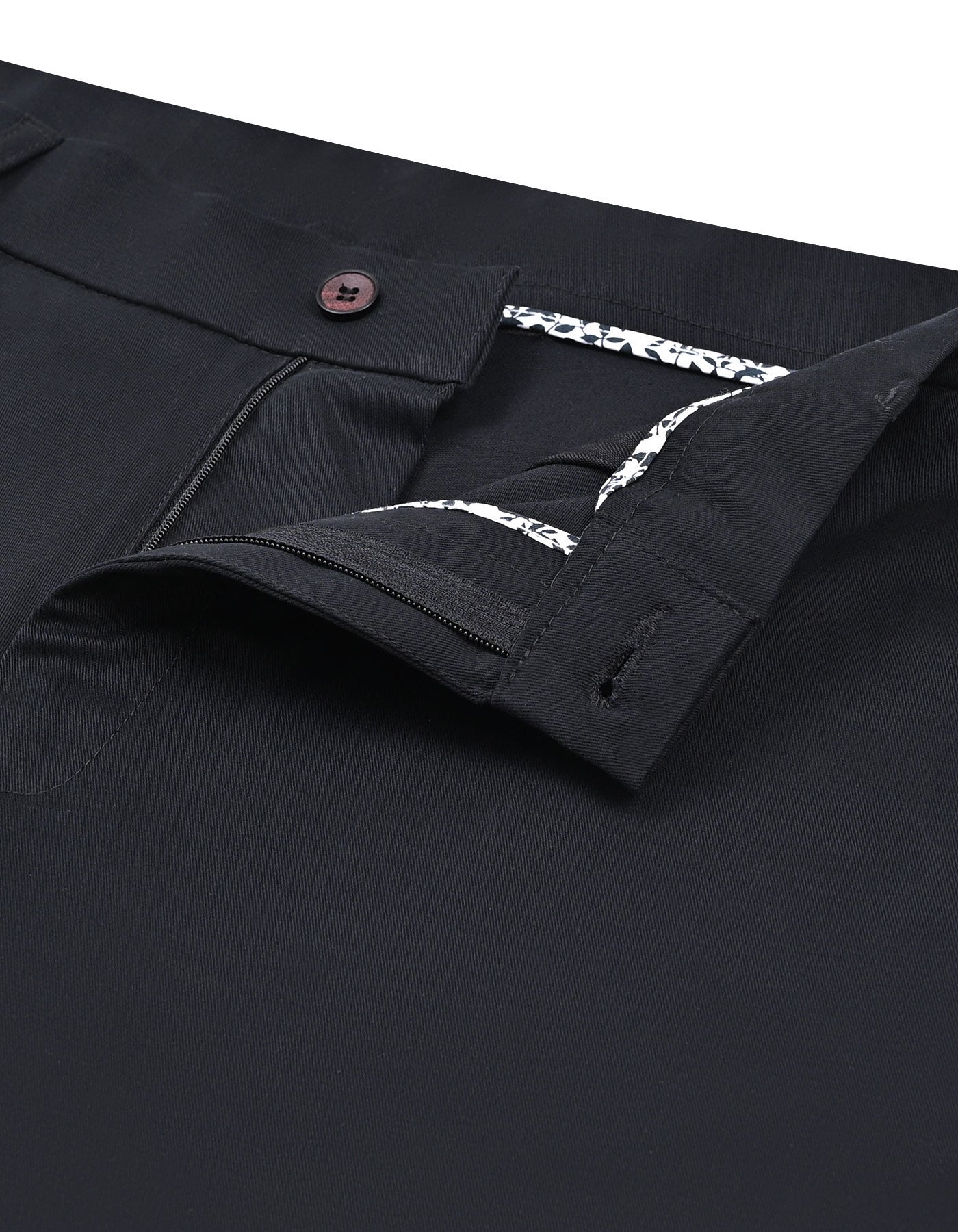 Black Smart Fit Cotton Trouser FTC2600S-32