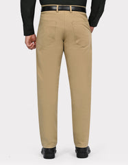 Khaki Classic Fit Cotton Trouser FTC2605C-38