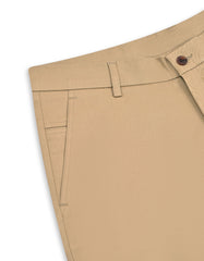 Khaki Classic Fit Cotton Trouser FTC2605C-34