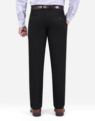 Black Classic Fit Cotton Trouser FTC2617C-40