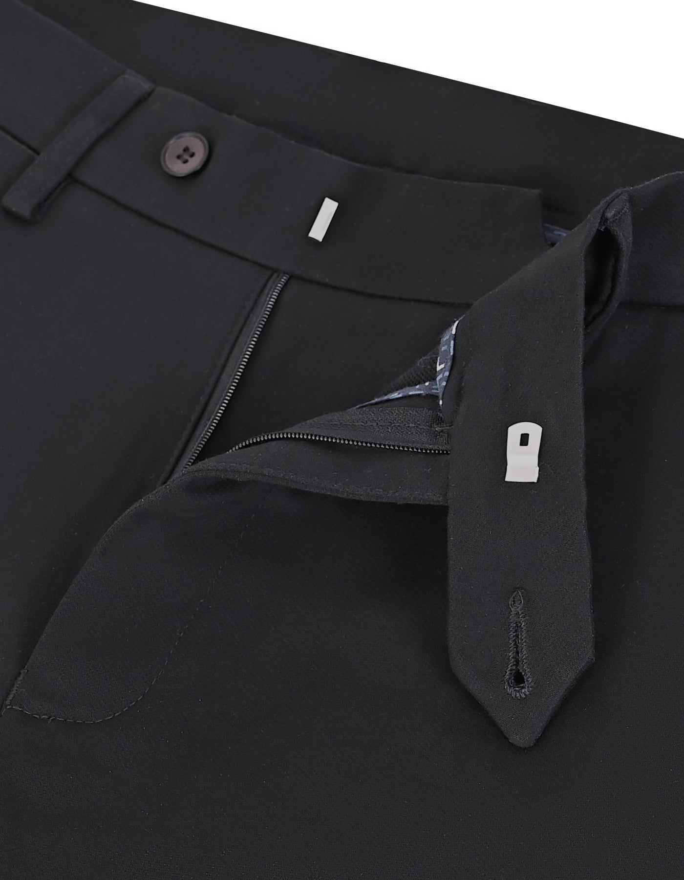 Black Classic Fit Cotton Trouser FTC2617C-34