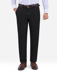 Black Smart Fit Cotton Trouser FTC2617S-32