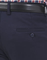 Navy Smart Fit Cotton Trouser FTC2618S-38