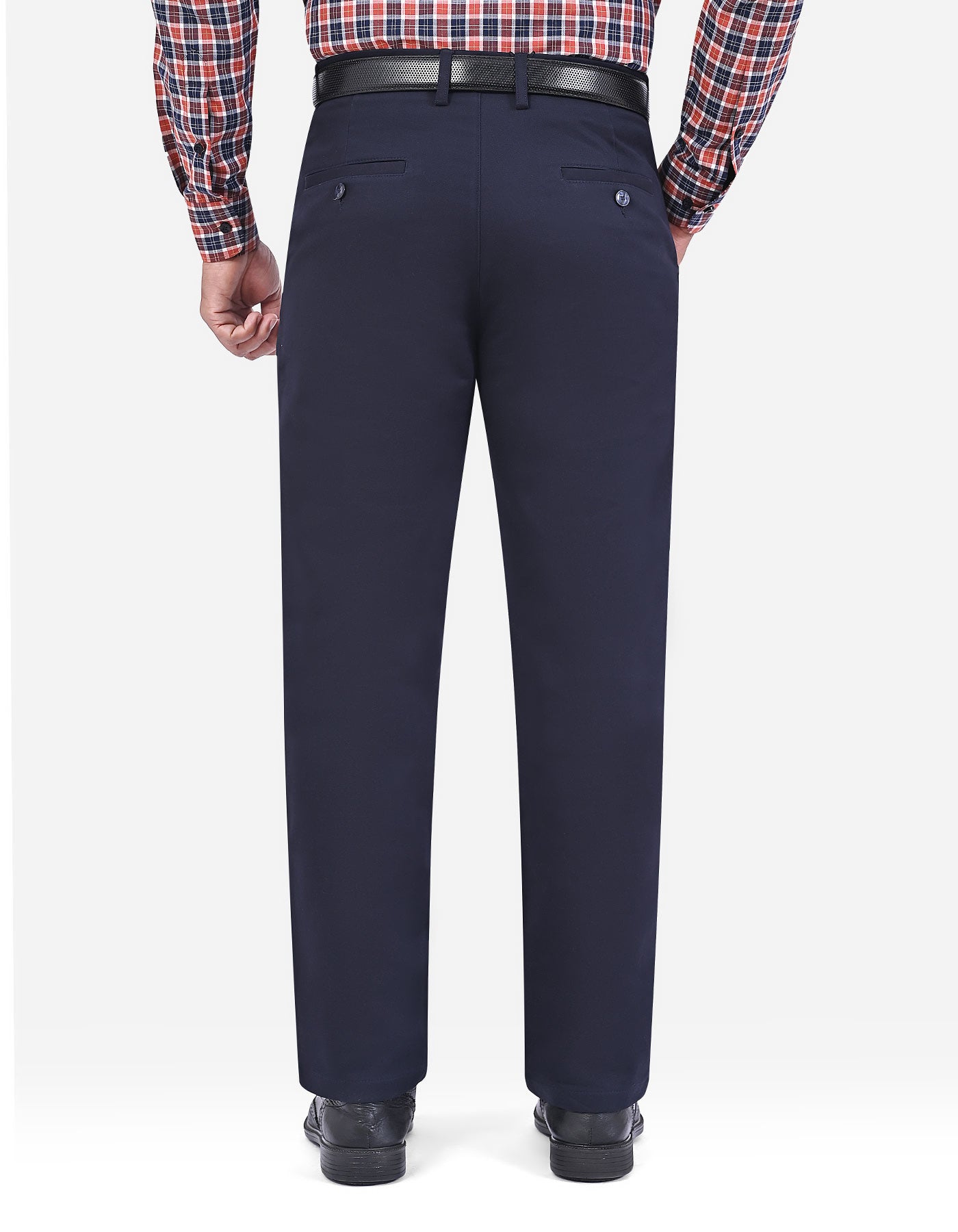 Navy Smart Fit Cotton Trouser FTC2618S-40