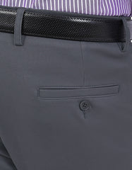 D Grey Classic Fit Cotton Trouser FTC2619C-38