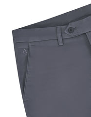 D Grey Smart Fit Cotton Trouser FTC2619S-36