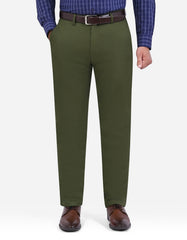 Olive Classic Fit Cotton Trouser FTC2621C-32