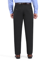 Black Classic Fit Cotton Trouser FTC2623C-40