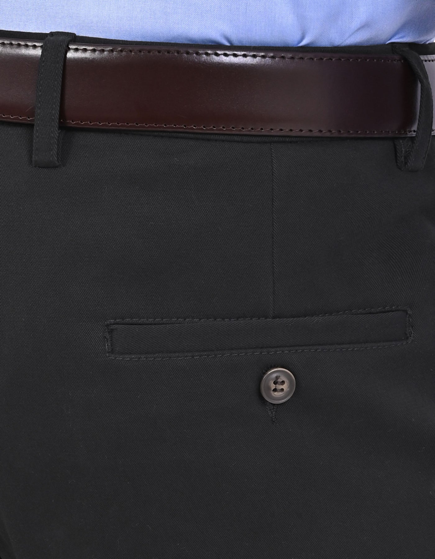 Black Smart Fit Cotton Trouser FTC2623S-36