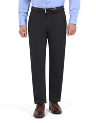 Black Smart Fit Cotton Trouser FTC2623S-30