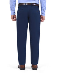 Navy Smart Fit Cotton Trouser FTC2624S-38