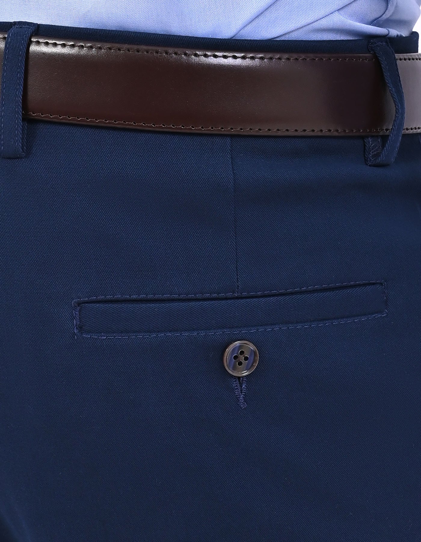 Navy Smart Fit Cotton Trouser FTC2624S-36