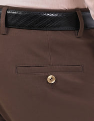 Chocolate Classic Fit Cotton Trouser FTC2625C-36