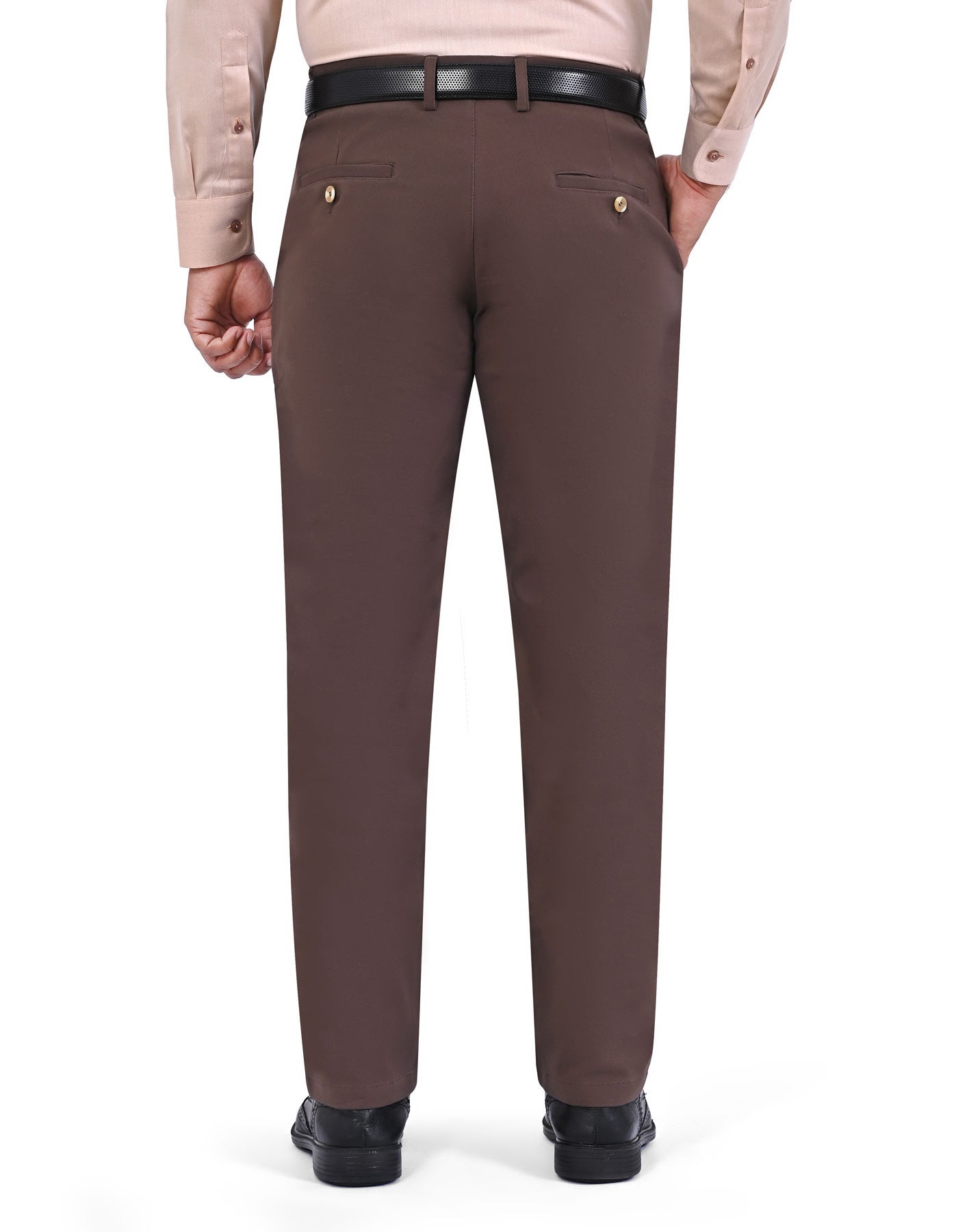 Chocolate Classic Fit Cotton Trouser FTC2625C-38