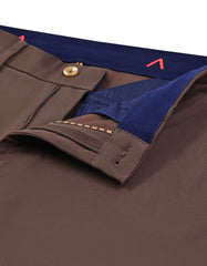 Chocolate Classic Fit Cotton Trouser FTC2625C-32