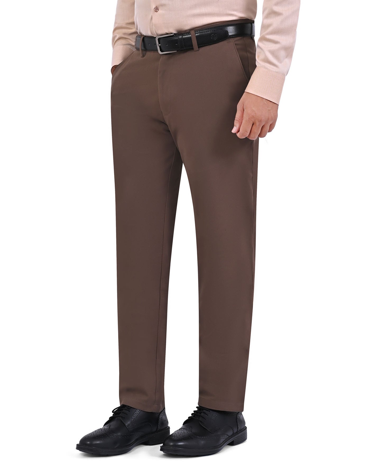 Chocolate Classic Fit Cotton Trouser FTC2625C-30