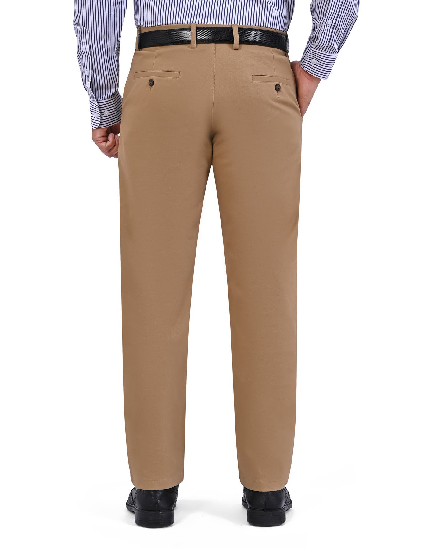 Khaki Classic Fit Cotton Trouser FTC2627C-38