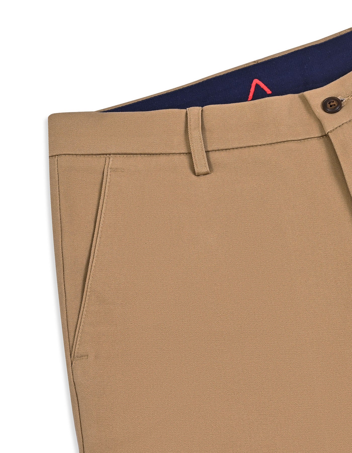 Khaki Smart Fit Cotton Trouser FTC2627S-34