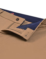 Khaki Smart Fit Cotton Trouser FTC2627S-32