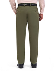 Olive Classic Fit Cotton Trouser FTC2628C-38