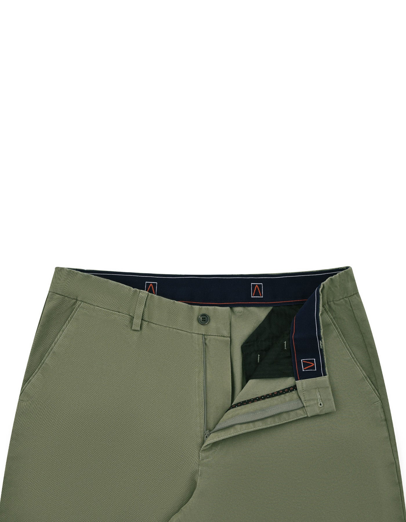 Olive Smart Fit Cotton Trouser FTC277S-32