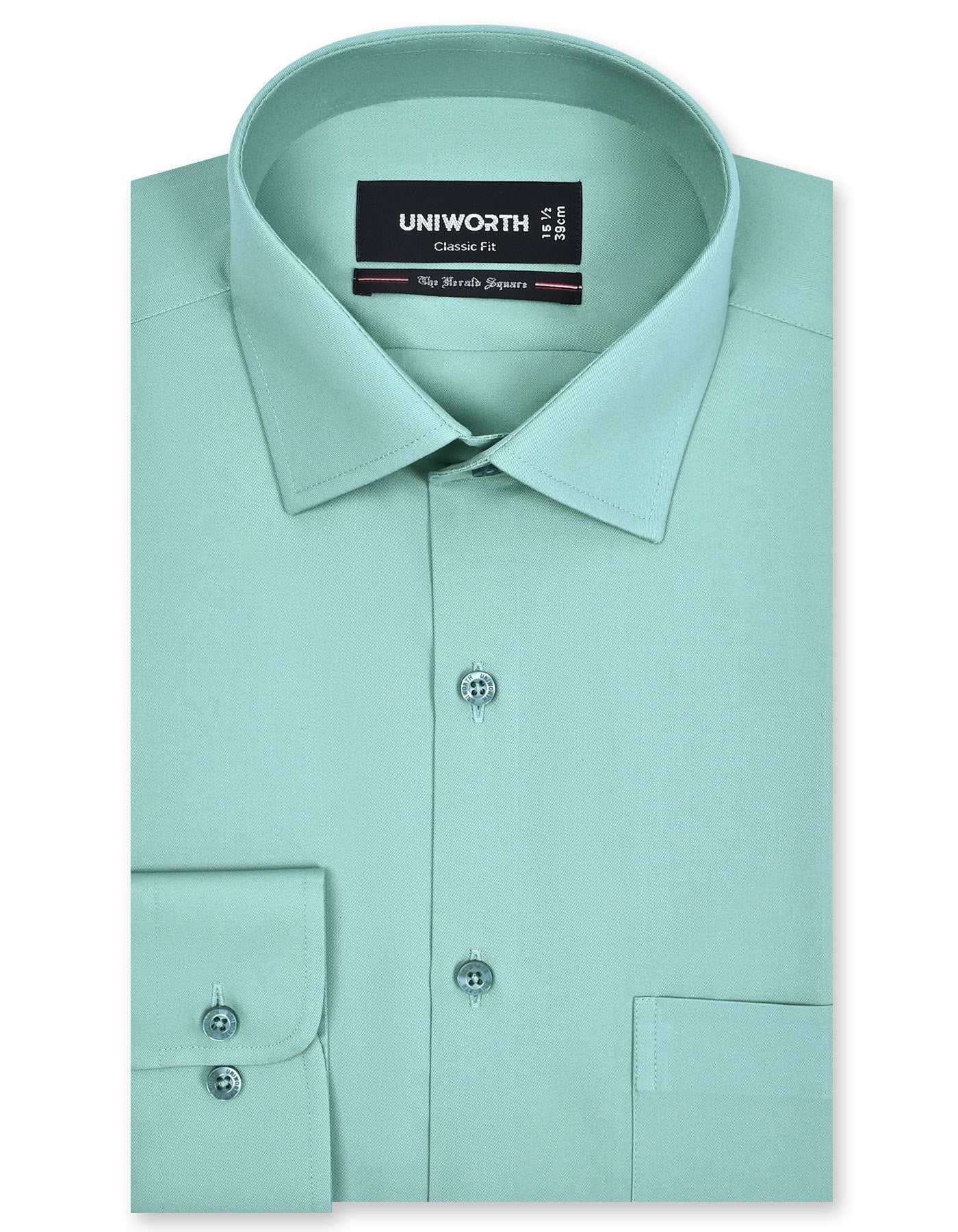 Plain D Cyan Classic Fit Shirt FS1654RF-14.5