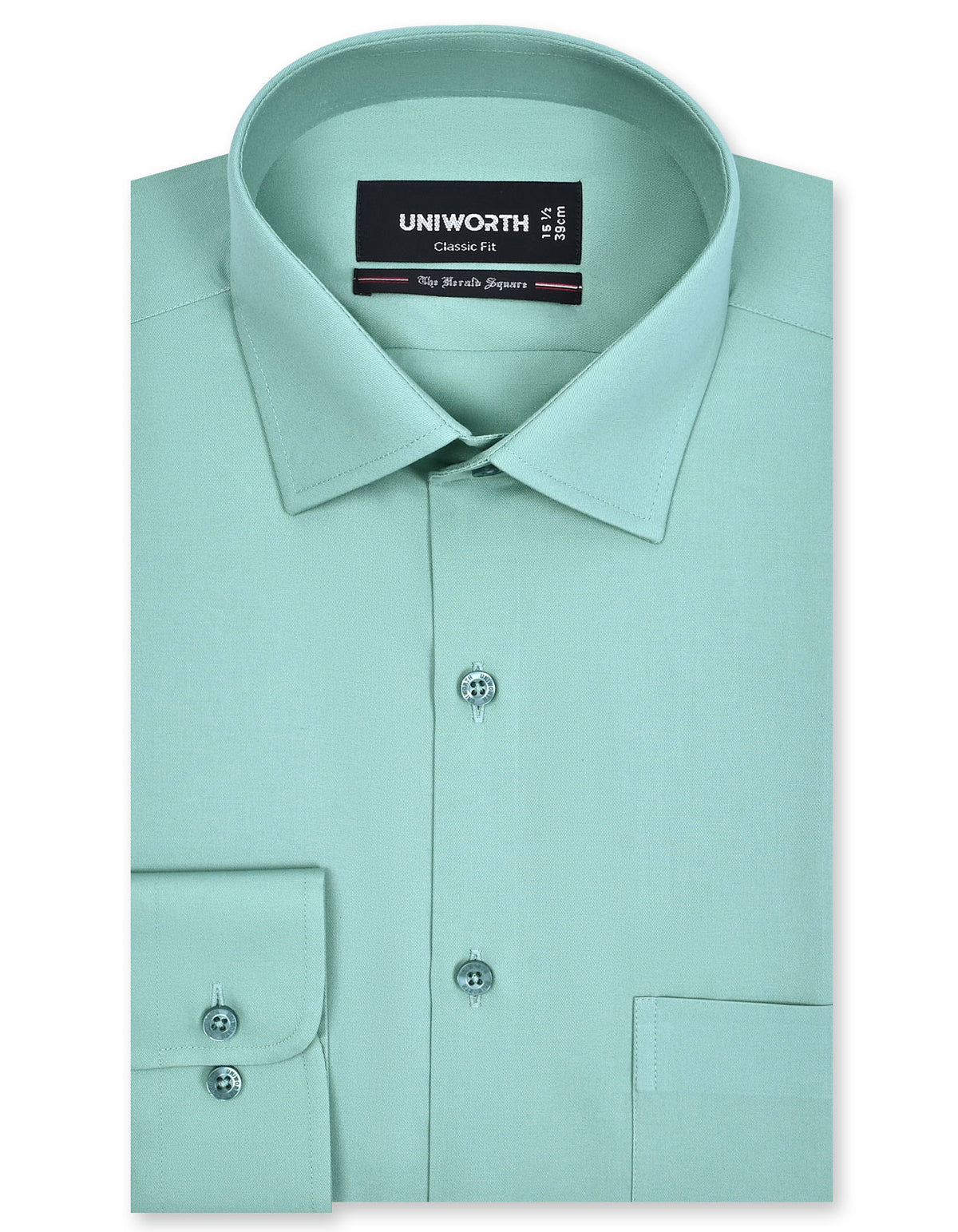 Plain D Cyan Classic Fit Shirt FS1654RF-14.5