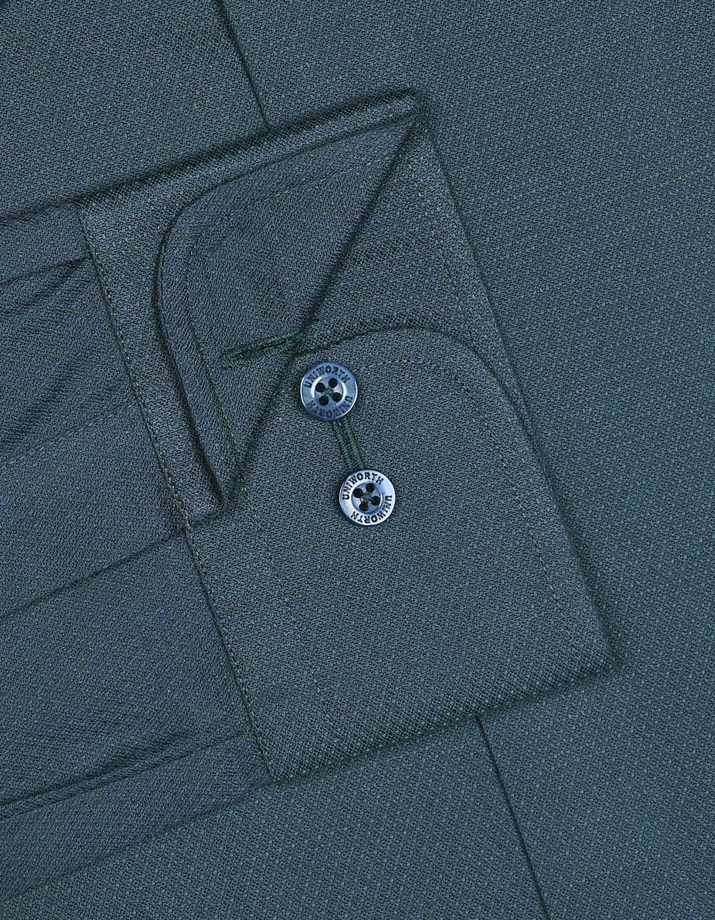 Self Green Tailored Smart Fit Shirt FS20447SF-15.5