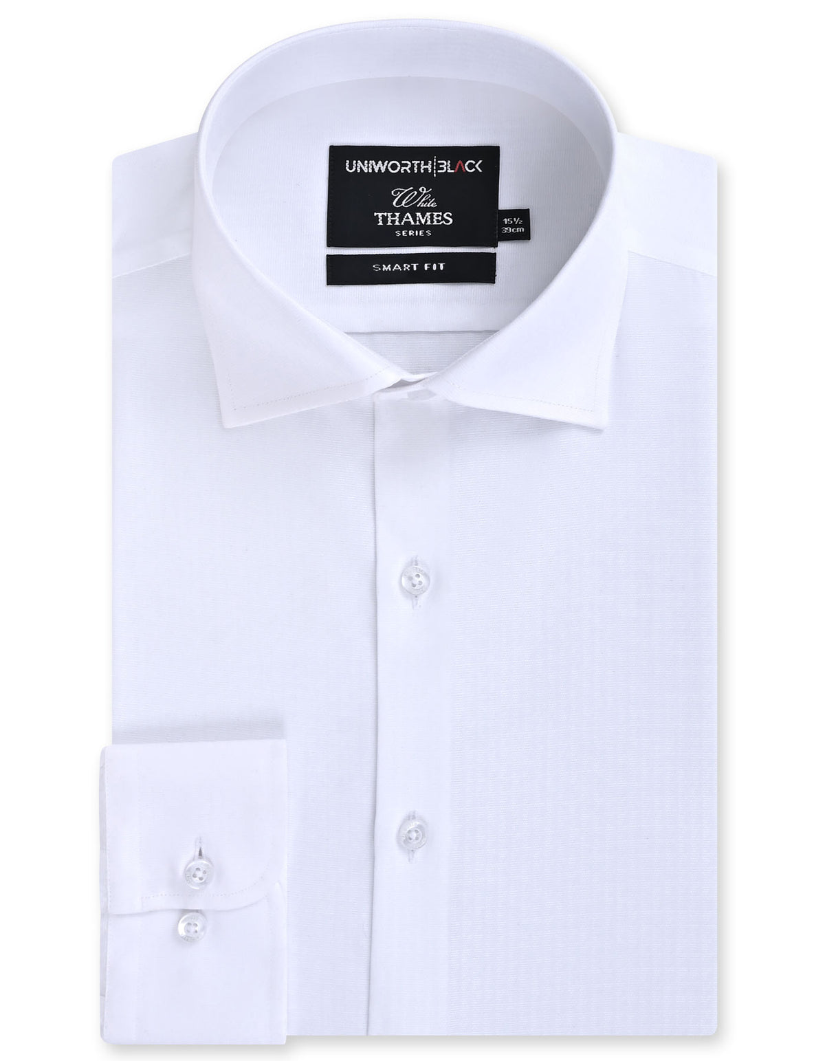 Self White Tailored Smart Fit Shirt FS20499SF-14.5