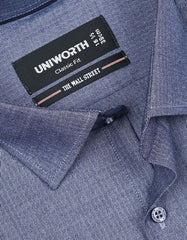 Self Navy Classic Fit Shirt FS20445RF-15