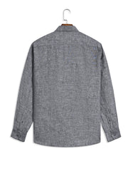 Plain Charcoal Tailored Smart Fit Shirt FS2419-3SF-16