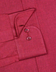Self Maroon Tailored Smart Fit Shirt FS20446SF-15.5