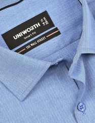 Self Blue Tailored Smart Fit Shirt FS20444SF-15