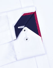 Plain White Tailored Smart Fit Shirt FS1596-2SF-15.5