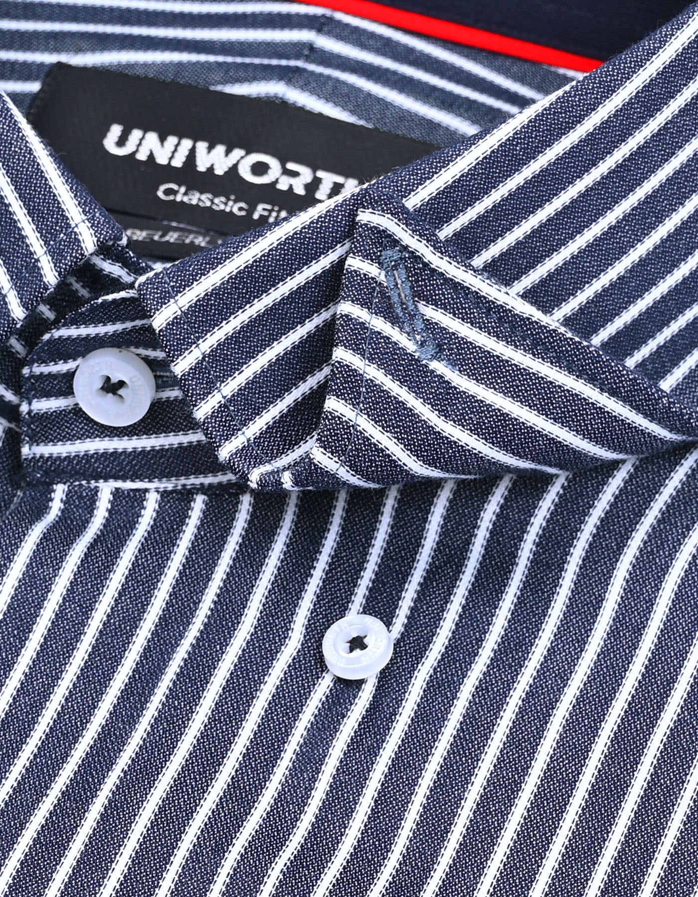 Stripe Navy Classic Fit Shirt FS2823RF-15.5
