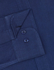 Plain Navy Tailored Smart Fit Shirt FS2301SF-15.5