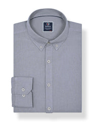 Grey Embriodery Plain Casual Shirt CS2370-1R-S