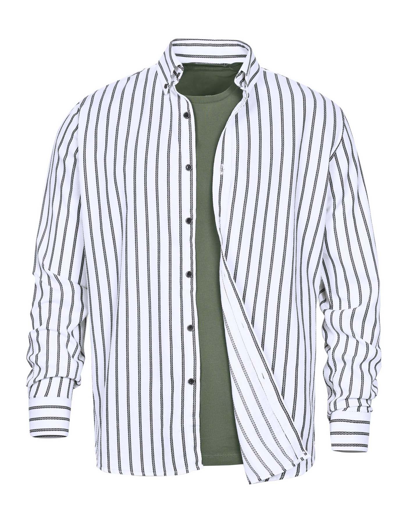 Casual Shirt Woven White L CSW2500 Uniworth CSW2500-L